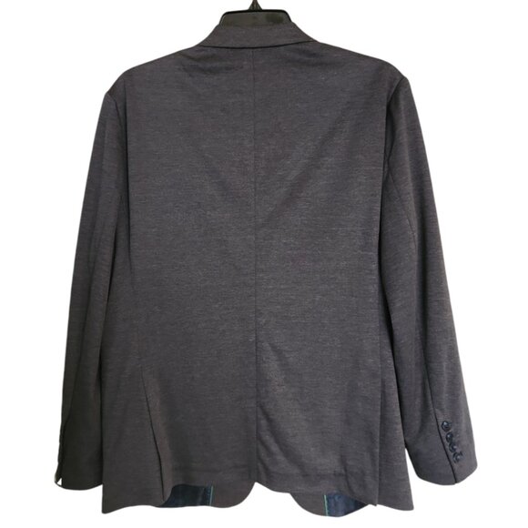 Tom Baine Men's Denim Blue Performance Stretch Jacket, Slim Fit, Size 2XL/46 - Picture 2 of 3